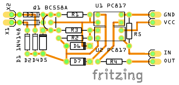 Arduino OpenThrem Controller PCB